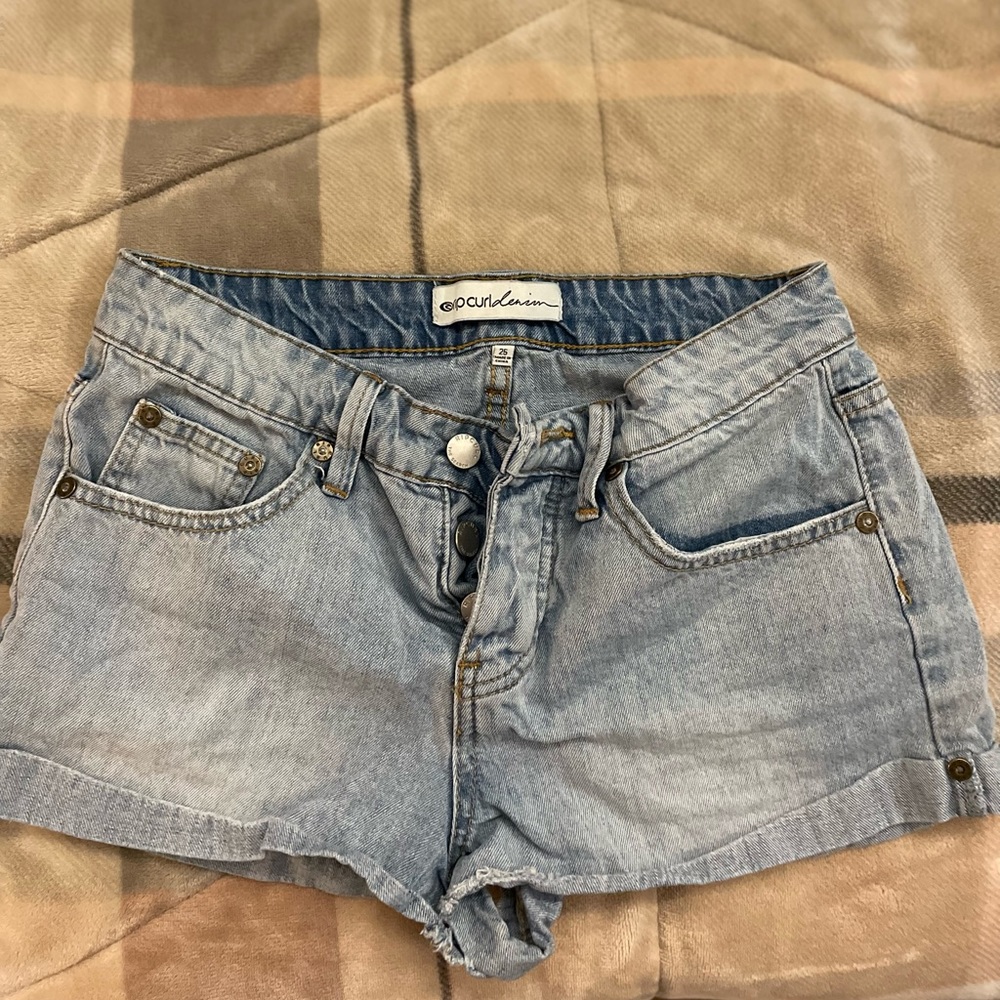 Rip Curl Denim Shorts Size 25